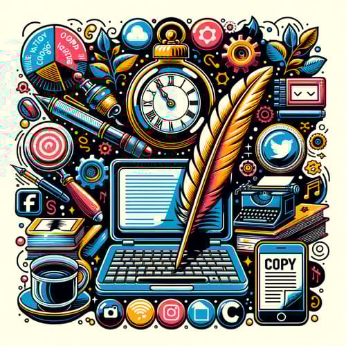 Creative Copywriting Instagram Profile Picture Design