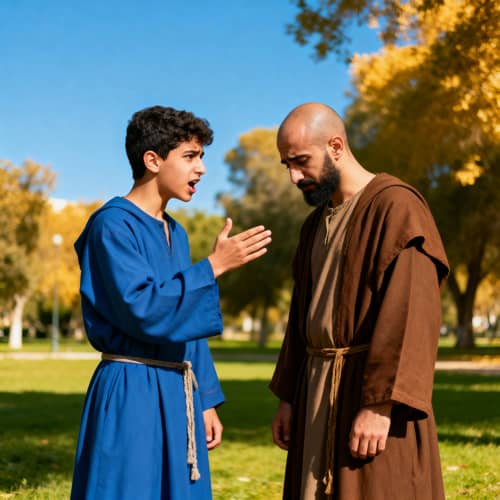 Discussion in the Park: A Moment of Emotion