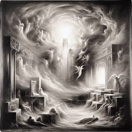 Ethereal Depiction of Death in Symbolist Art