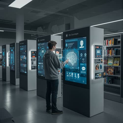 Explore Digital Learning with AI Bookshelves