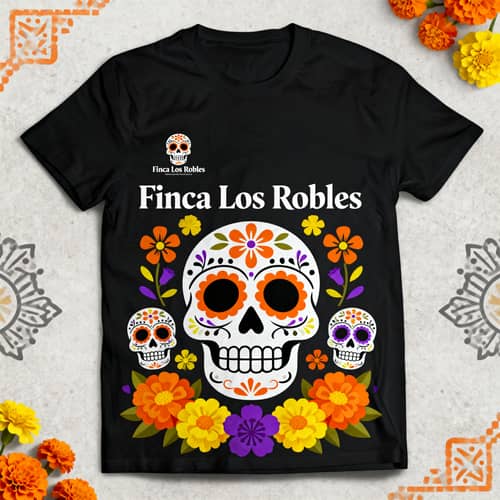 Finca Los Robles Day of the Dead T-Shirt Finca Los Robles Day of the Dead T-Shirt