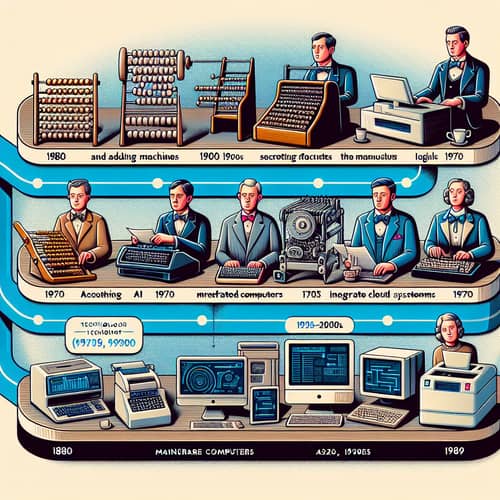 History of Accountancy Technology: AI Timeline & Milestones