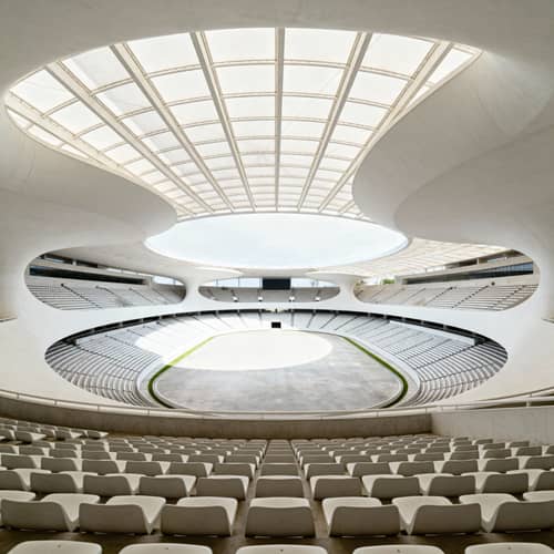 10,000 Capacity Stadium by Oscar Niemeyer 10,000 Capacity Stadium by Oscar Niemeyer