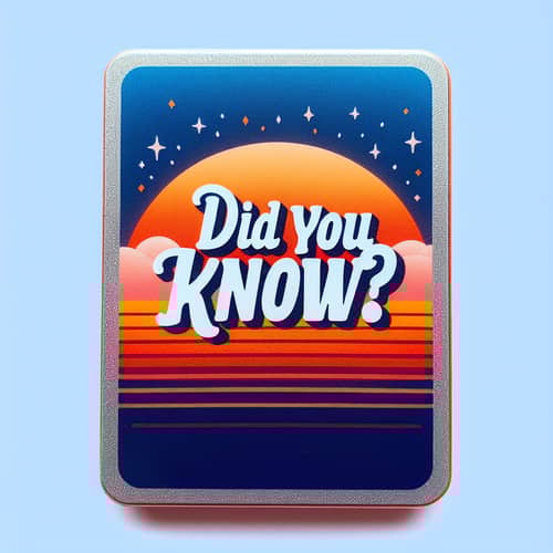 Did You Know? Fun Trivia Cards and Facts