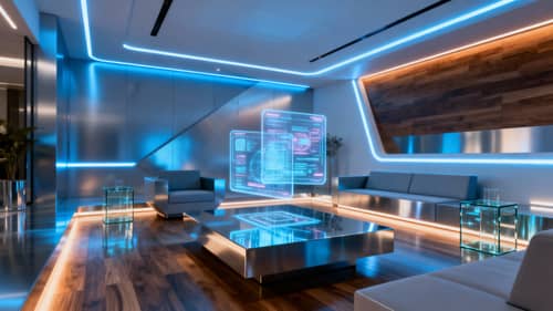 Stunning Futuristic Living Room Design Ideas