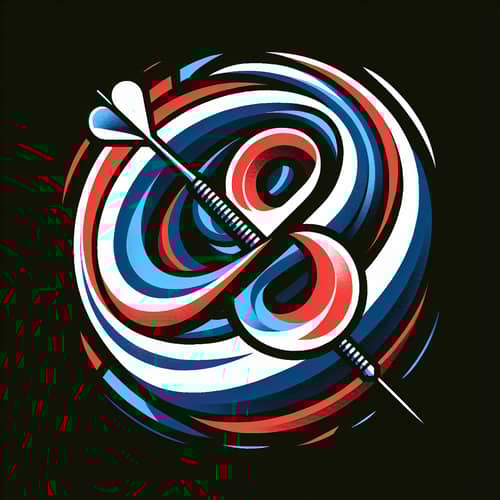 Logo Design for Dart Player with Initials E B