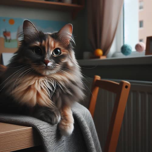 Cat Posing for a Photo