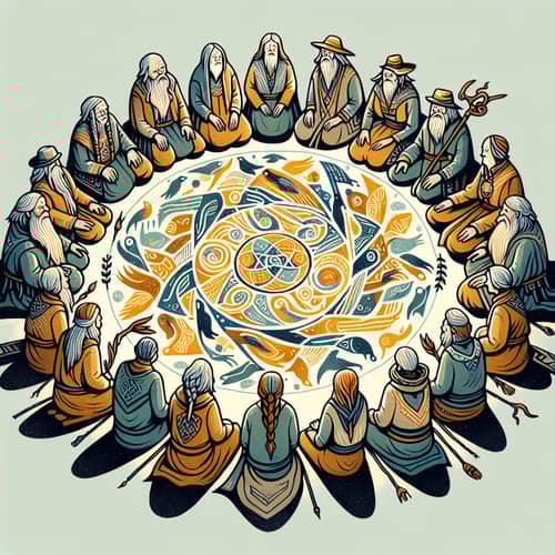 Ancestors Gathered in Circle