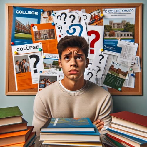 Confused Hispanic Teen: What to Study Next?
