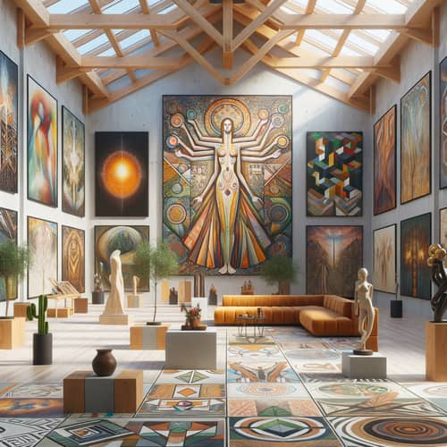 Eco-Friendly Contemporary Art Gallery | Abstract Paintings & Sculptures