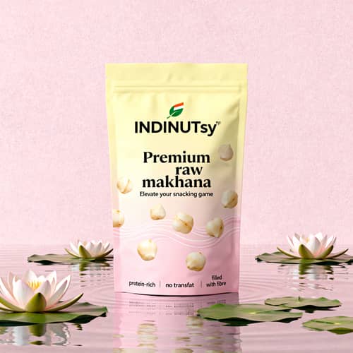 INDINUTsy Premium Raw Makhana - Elevate Snacking