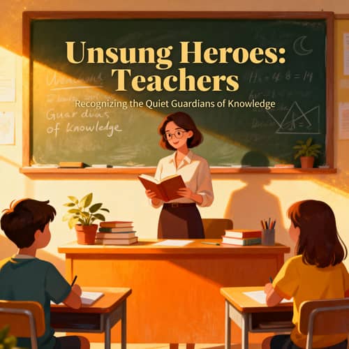 Honoring Our Unsung Heroes: Teachers' Recognition Honoring Our Unsung Heroes: Teachers' Recognition