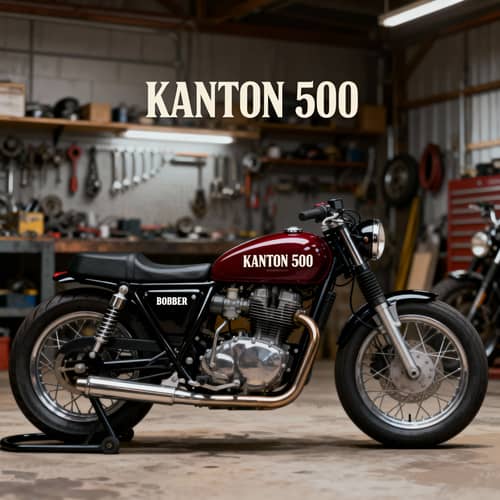 KANTON 500: Unique Bobber Motorcycle Design KANTON 500: Unique Bobber Motorcycle Design