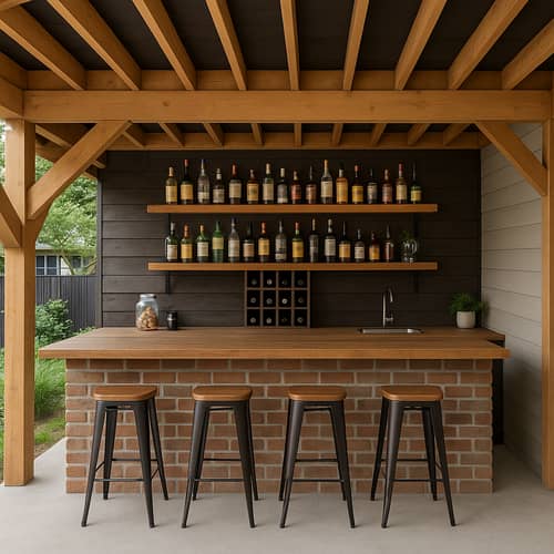 Transform Your Gazebo with a New Bar Area