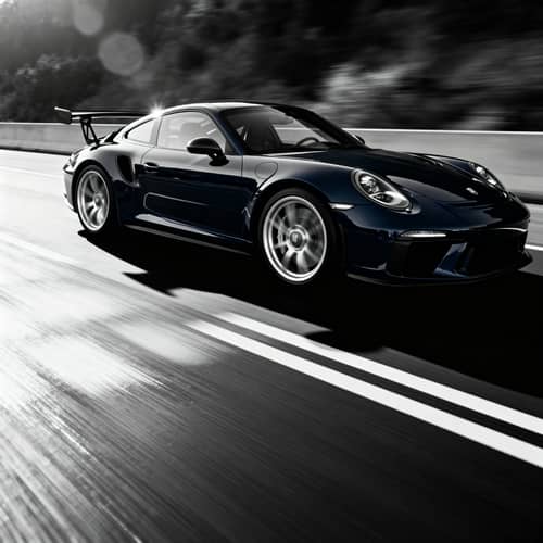 Porsche 911 GT3 RS Midnight Blue Wallpaper