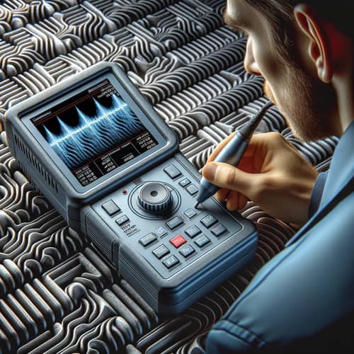 Ultrasonic Flaw Detector Operation for Non-Destructive Testing