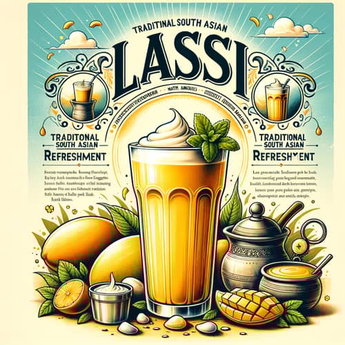 Traditional South Asian Refreshment: Exquisite Lassi Banner