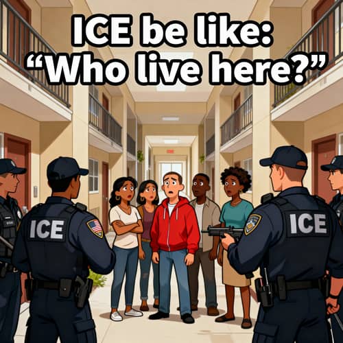 ICE Meme: Who Lives Here? Controversy Explained ICE Meme: Who Lives Here? Controversy Explained
