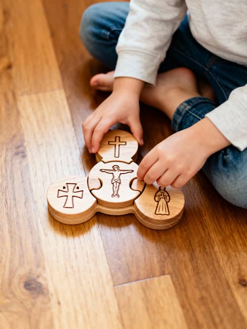 Holy Trinity Wooden Puzzles for Kids
