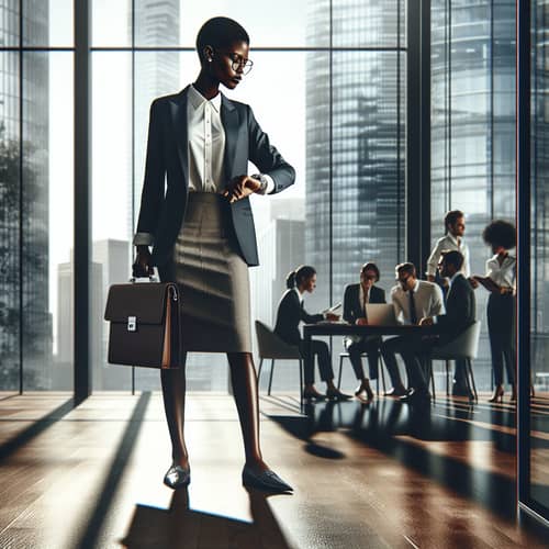 Professional Black Woman in Business Environment