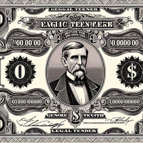 Intricate Banknote Design Featuring Public Figure Image