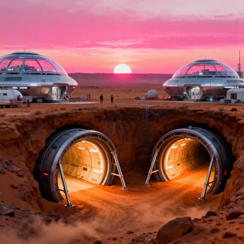 Futuristic Mars Colonies: A New Dawn Futuristic Mars Colonies: A New Dawn
