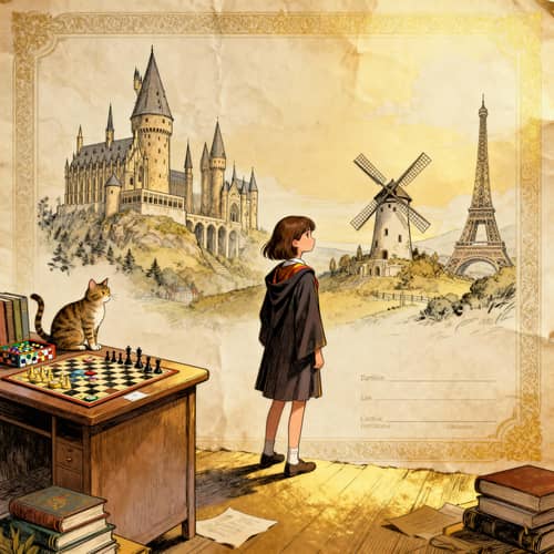 Graduation Parchment: Exploring Fantasy Destinations Graduation Parchment: Exploring Fantasy Destinations