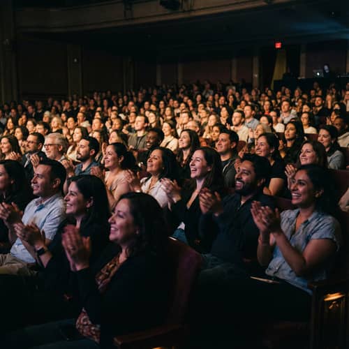 Diverse Audience Enjoying Theater Performance Diverse Audience Enjoying Theater Performance