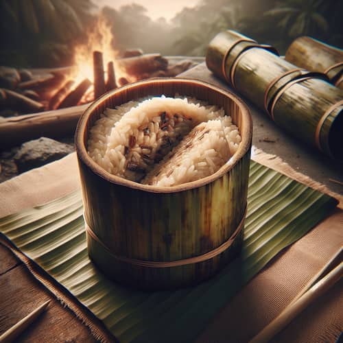 Traditional Lemang Recipe for Festivities | Southeast Asian Cuisine