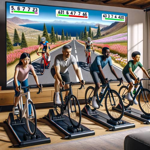 Family Indoor Bike Racing: Fun Home Trainer Race for All Ages