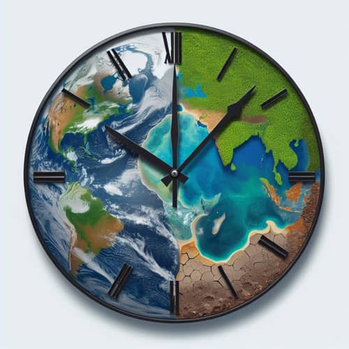 Earth as a Clock: A Symbol of Time and Nature