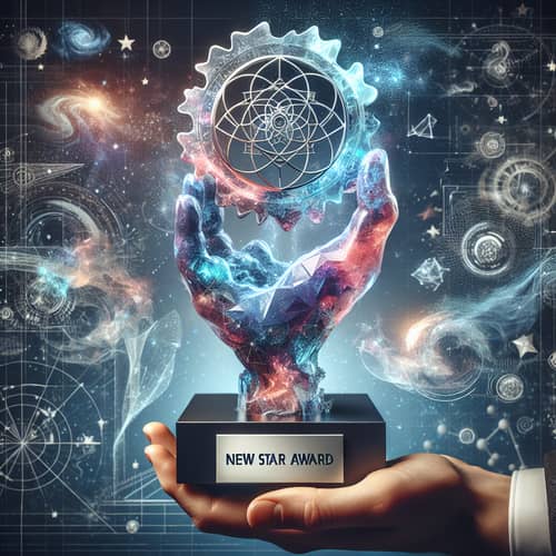 Unique New Star Award Trophy Design