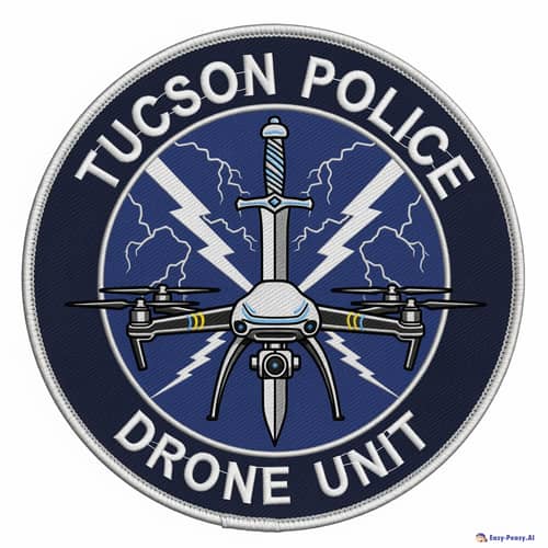 Tucson Police Drone Unit Patch - Unique Design