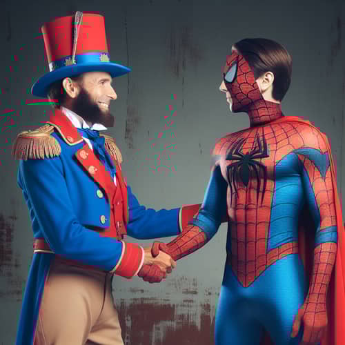Simon Bolivar Meets Spider-Man: A Unique Encounter