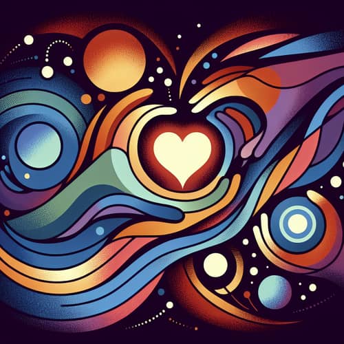 Abstract Mental Health Support | Compassion & Resilience