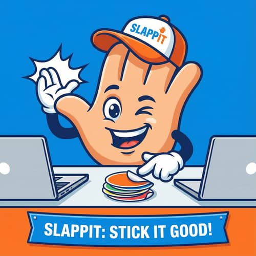 SLAPPIT: Playful Sticker Mascot for Brands