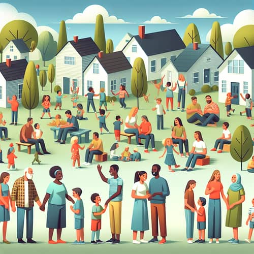 Close-Knit Community - Friendship and Unity