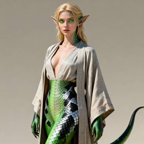 Yuan-ti Bard Character from D&D Universe Yuan-ti Bard Character from D&D Universe