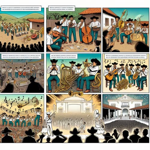 Evolution of Banda Music in Mexico: A Visual Comic Strip