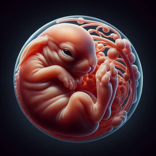 Realistic Rabbit Embryo - Visual Representation