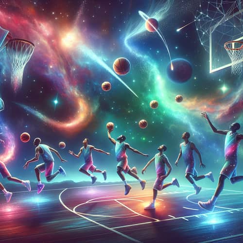 Cosmic Basketball: A Dreamlike Space Adventure