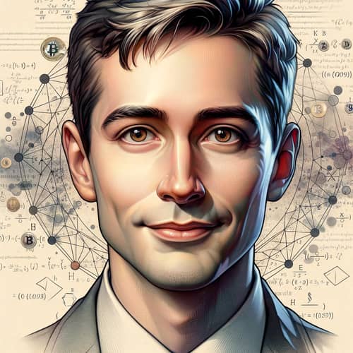 40-Year-Old Genius Nerd: Crypto Lover & Gambler Portrait