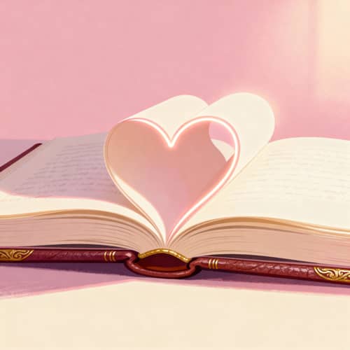 Heart in an Open Book - Love and Knowledge Heart in an Open Book - Love and Knowledge