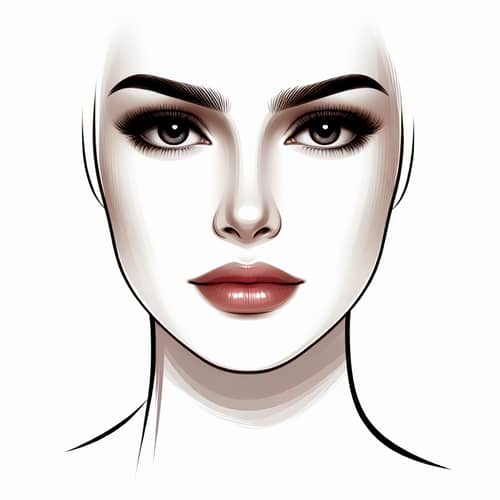 Captivating Beauty: Smooth Face, Deep Eyes, Exquisite Features