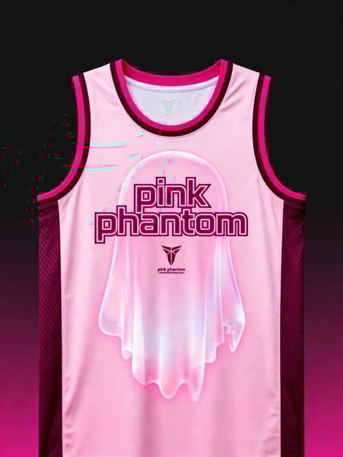 Pink Phantom Basketball Jersey for Fans