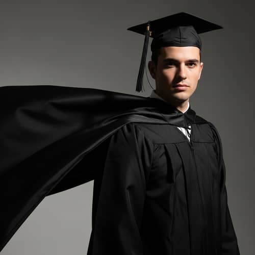 Andoni's Graduation Portrait - A Superhero Moment