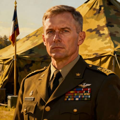 Anonymous Military Colonel Illustration Anonymous Military Colonel Illustration