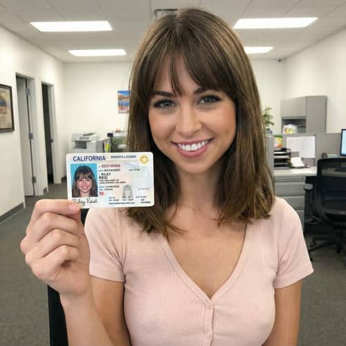 Riley Reid ID Card Photo