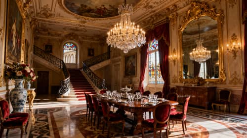Stunning Baroque Restaurant Interior Design