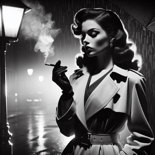 Vintage Film Noir Character: Rachael Wilson